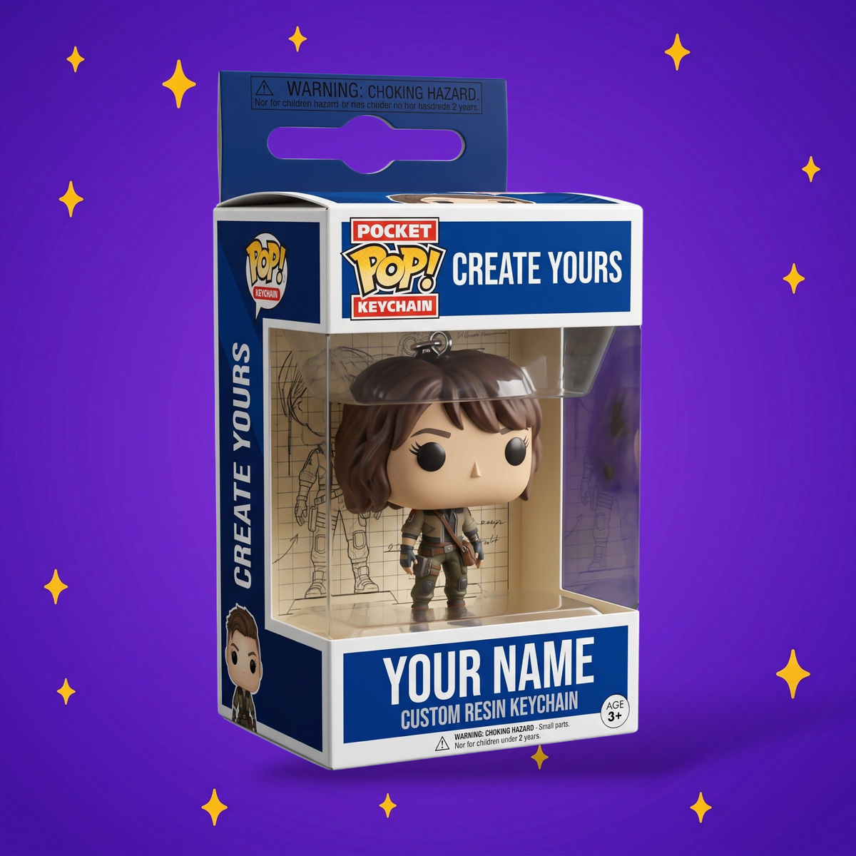 Custom Pop Keychain