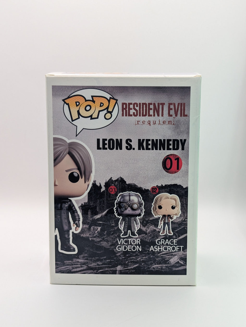 Resident Evil Requiem Leon Funko Pop Figure #01 – Custom Vinyl Collectible